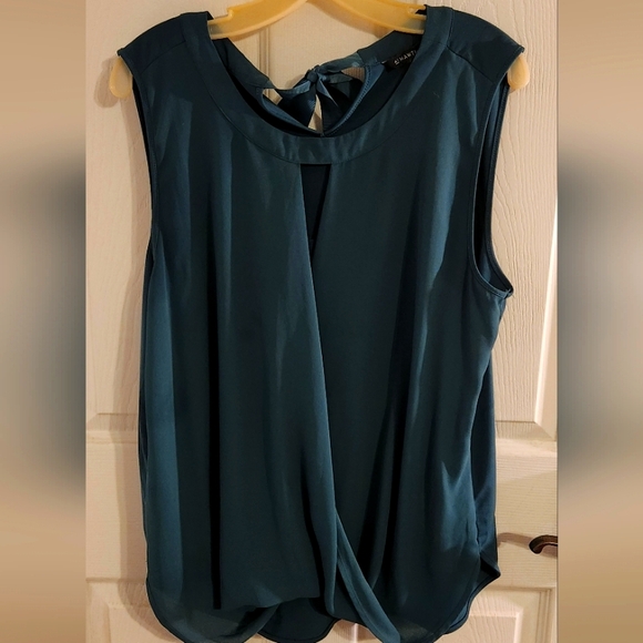 41 Hawthorn Tops - Sleeveless Clearwater mixed Material surplice blouse XL Stitchfix 41 Hawthorn